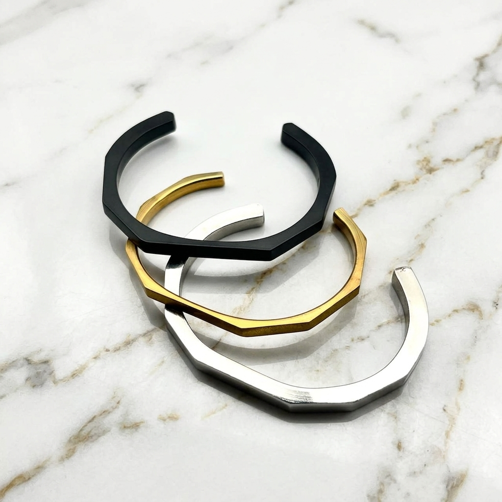 Hexagon Handcuff for Men and Boys (Waterproof & Non-Tarnish)