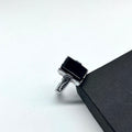 Zulfiqar Black Stone Ring For Boys With Premium Ring Box