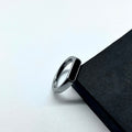 Stainless Steel Silver Black Stone Ring For Boys With Premium Ring Box | Perfect For Gift