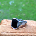 Turkish Stainless Steel Ver-Sace Ring For Boys With Premium Ring Box | Perfect For Gift
